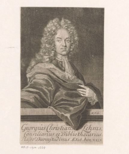 Portrait of Georg Christian Lehms