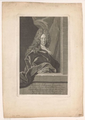 Portrait of Heinrich Johann Leupold