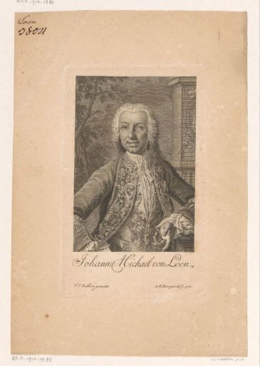 Portrait of Johann Michael von Loën