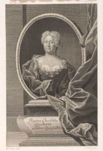 Portrait of Regina Charlotta Loescher