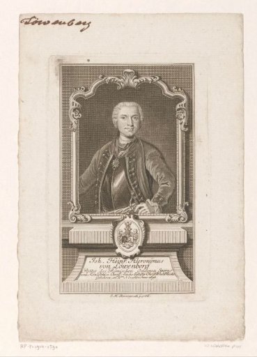 Portrait of Johann Heinrich von Löwenberg