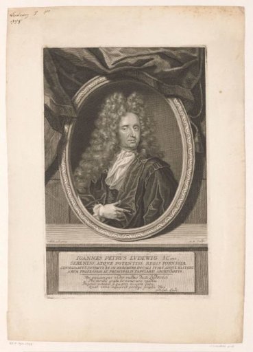 Portrait of Johann Peter von Ludewig