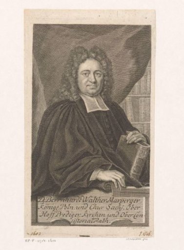 Portrait of Bernhard Walther Marperger