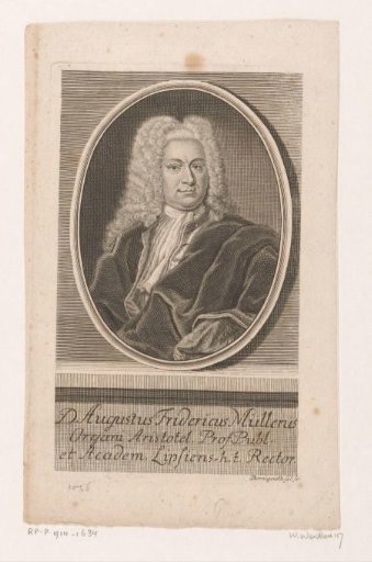 Portrait of August Friedrich Müller