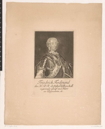 Portrait of Friedrich Ferdinand von Pappenheim