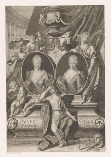 Portraits of Agnes Eleonora Herold and Gertrud Juliana Magdalena Patow