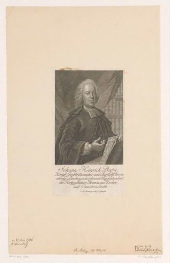 Portrait of Johann Hinrich Pratje