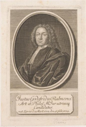 Portrait of Justus Gottfried Rabener