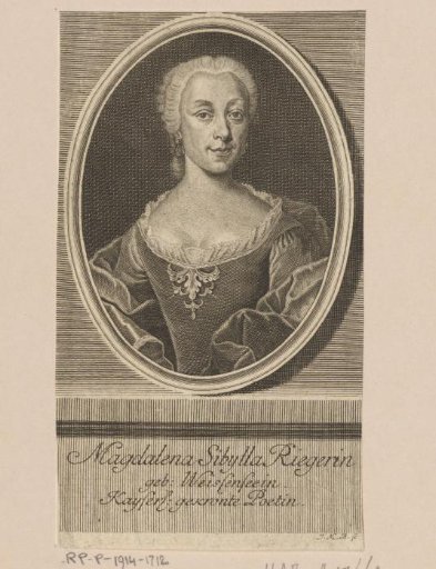 Portrait of Magdalena Sibylla Rieger