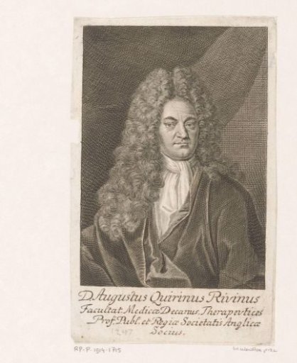 Portrait of August Quirinus Rivinus