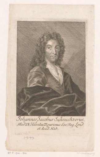 Portrait of Johann Jakob Scheuchzer