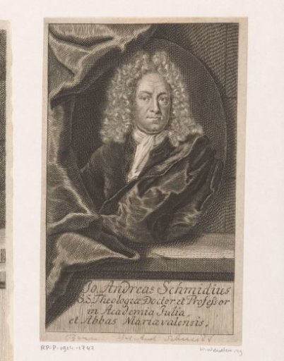 Portrait of Johann Andreas Schmidt