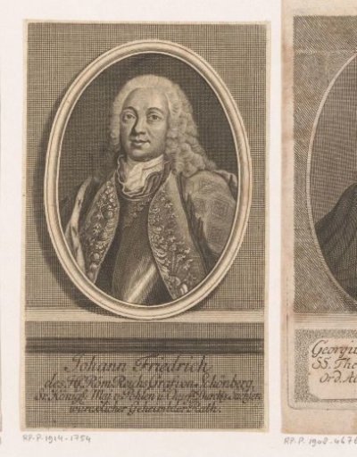 Portrait of Johann Friedrich, Imperial Count von Schönberg