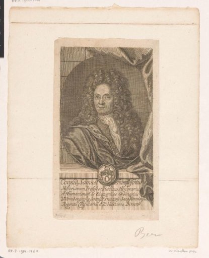 Portrait of Conrad Samuel Schurzfleisch