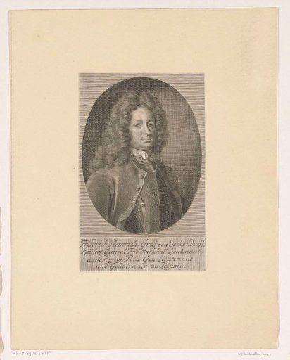 Portrait of Friedrich Heinrich, Imperial Count von Seckendorf