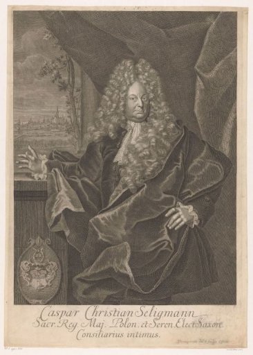 Portrait of Caspar Christian Seligmann