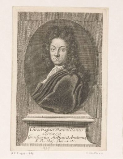 Portrait of Christian Maximilian Spener