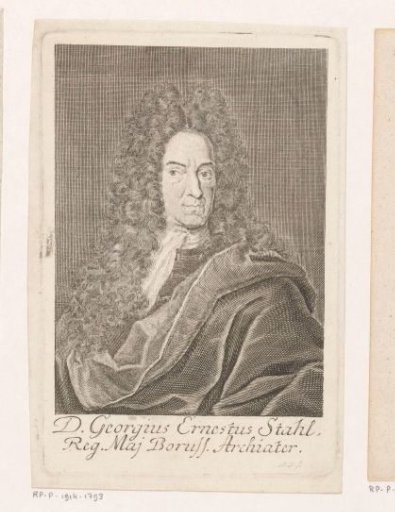 Portrait of Georg Ernst Stahl