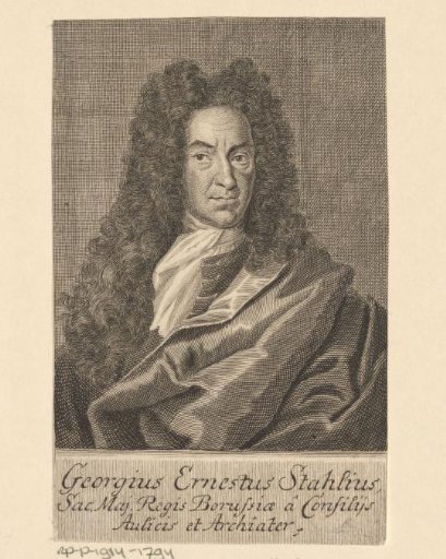 Portrait of Georg Ernst Stahl
