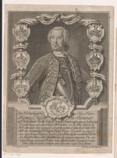 Portrait of Hennig Philipp von Stammer