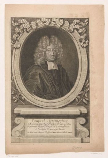 Portrait of Samuel Strimesius
