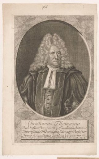 Portrait of Christian Thomasius