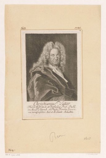 Portrait of Christian Vater