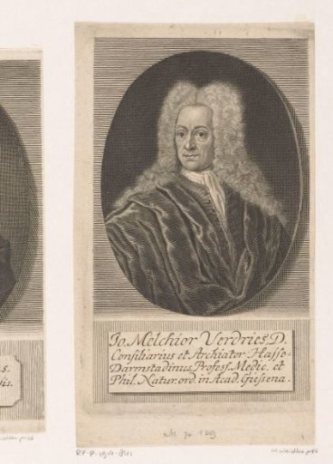 Portrait of Johann Melchior Verdries