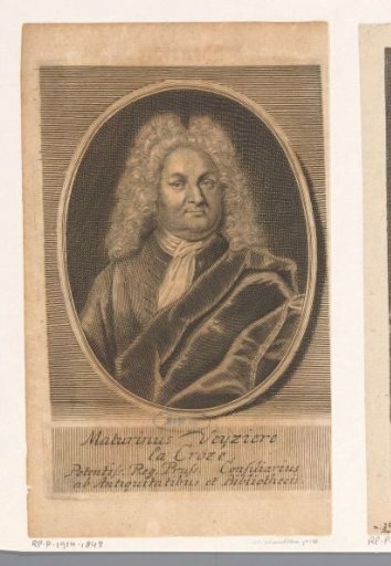 Portrait of Mathurin Veyssière de La Croze