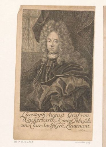 Portrait of August Christoph von Wackerbarth