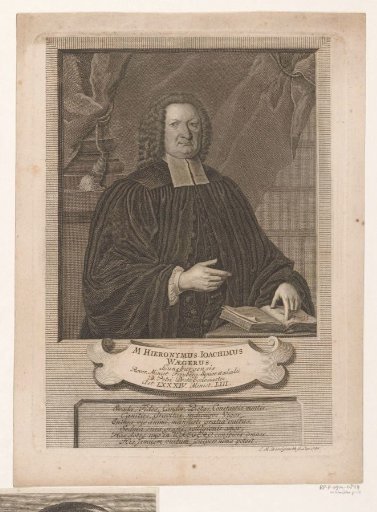 Portrait of Hieronymus Joachim Waeger