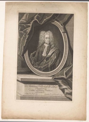 Portrait of Heinrich Friedrich Walther