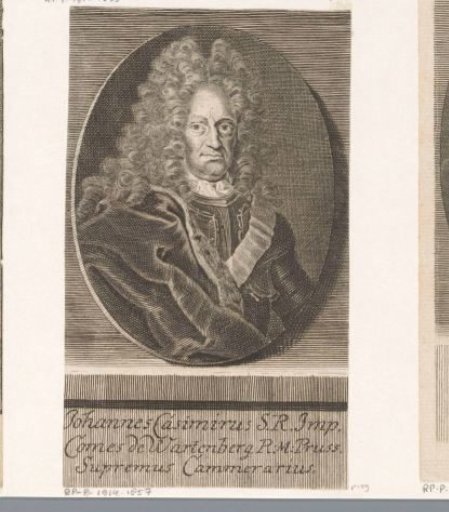 Portrait of Johann Casimir II, Reichsgraf Kolbe van Wartenberg