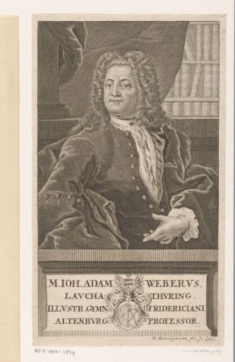 Portrait of Johann Abraham Weber