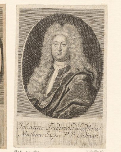 Portrait of Johann Friedrich Weidler