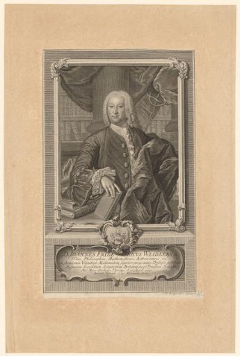 Portrait of Johann Friedrich Weidler