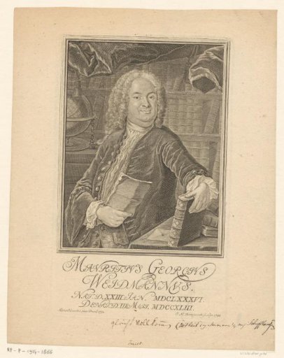 Portrait of Moritz Georg (II) Weidmann