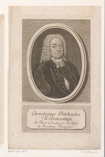 Portrait of Christian Eberhard Weißmann