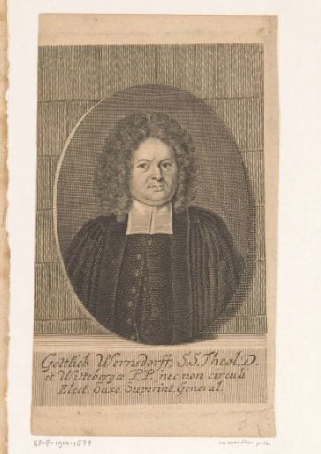 Portrait of Gottlieb Wernsdorff