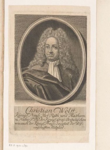 Portrait of Christian Wolff