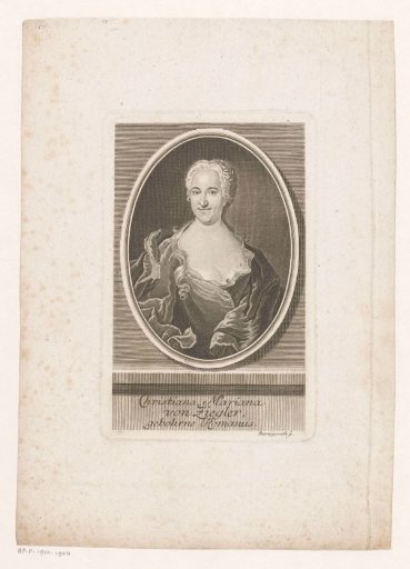 Portrait of Christiana Mariana von Ziegler