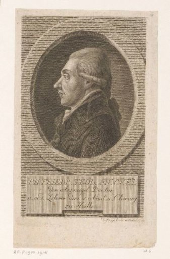 Portrait of Philipp Friedrich Theodor Meckel
