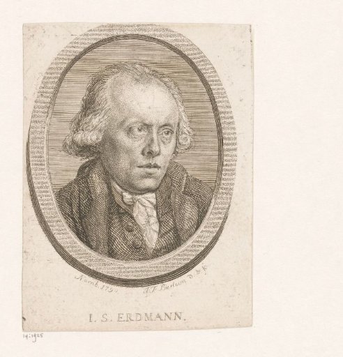 Portrait of Johann Schweyckardt Erdmann
