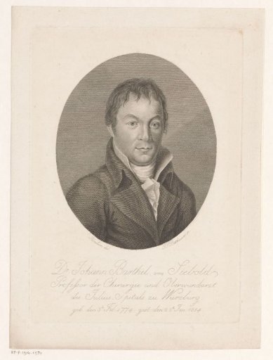 Portrait of Bartholomäus von Siebold
