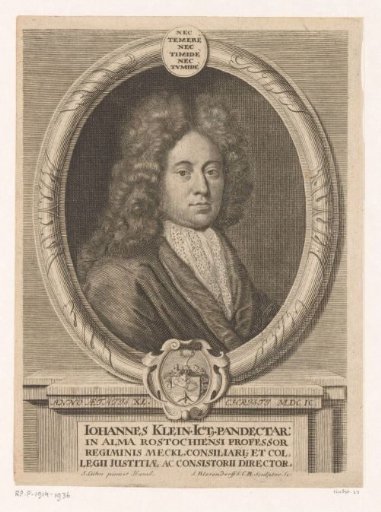 Portrait of Johann Klein