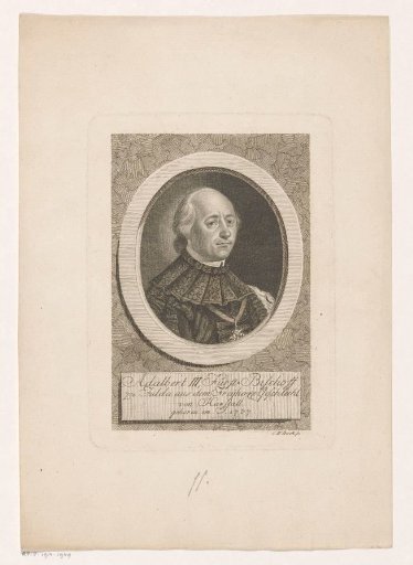 Portrait of Adalbert III, Prince-Bishop of Fulda