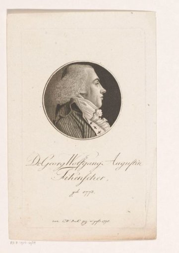 Portrait of Georg Wolfgang Augustin Fikenscher