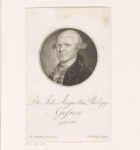 Portrait of Johann Augustin Philipp Gesner