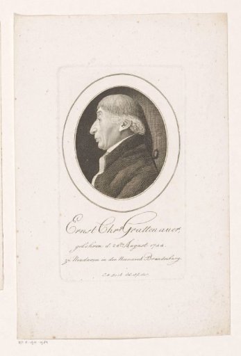 Portrait of Ernst Christoph Grattenauer