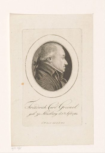Portrait of Friedrich Carl Greinel